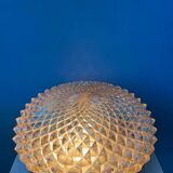 Mid-century crystal glass ceiling light