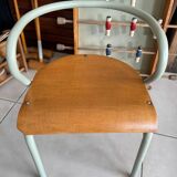 Hitier school chair in metal and wood