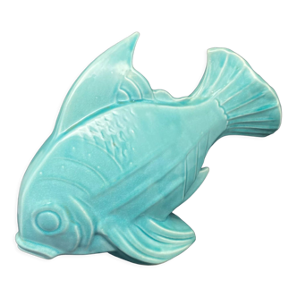 Ceramic fish Sky signed Lejan - S4M5