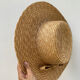 Vintage knot braided straw hat
