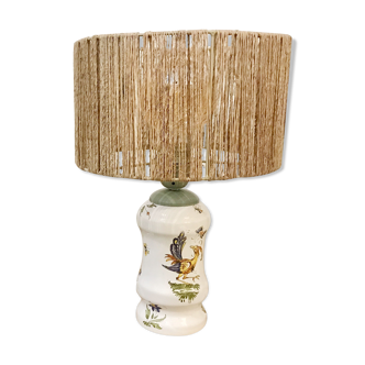 Moustiers earthenware lamp