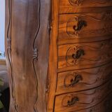 Louis XV style chiffonnier with seven drawers