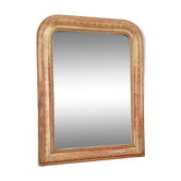 Louis Philippe gold leaf mirror (77 cm x 59 cm)