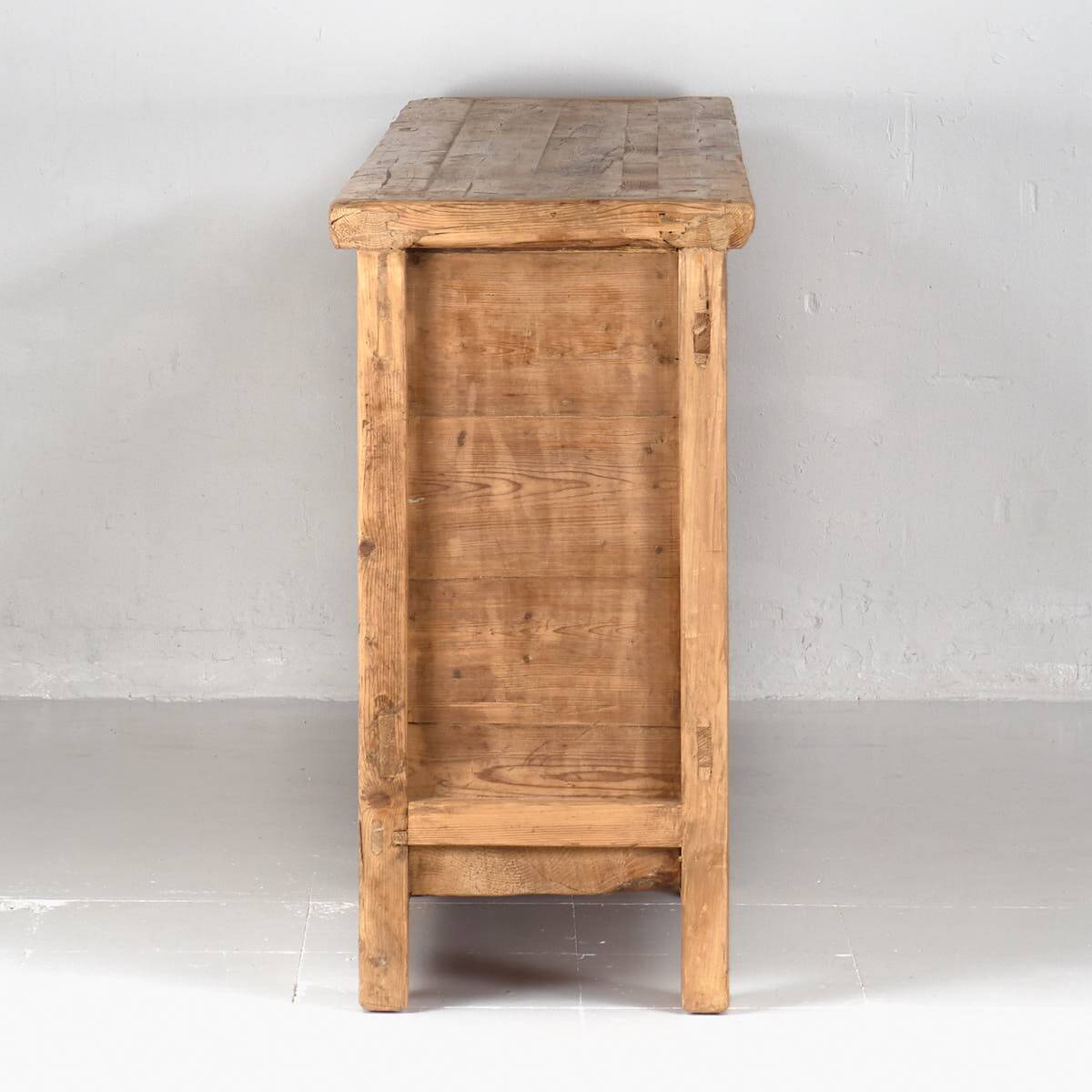 Antique wooden three-door sideboard (circa 1920)