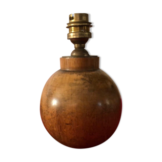 Wooden lamp foot