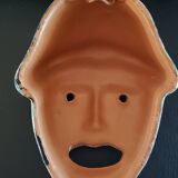 Vintage Greek tragedy wall mask
