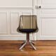 Chaise vintage space age plexiglass