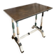 Banc en bois tourné