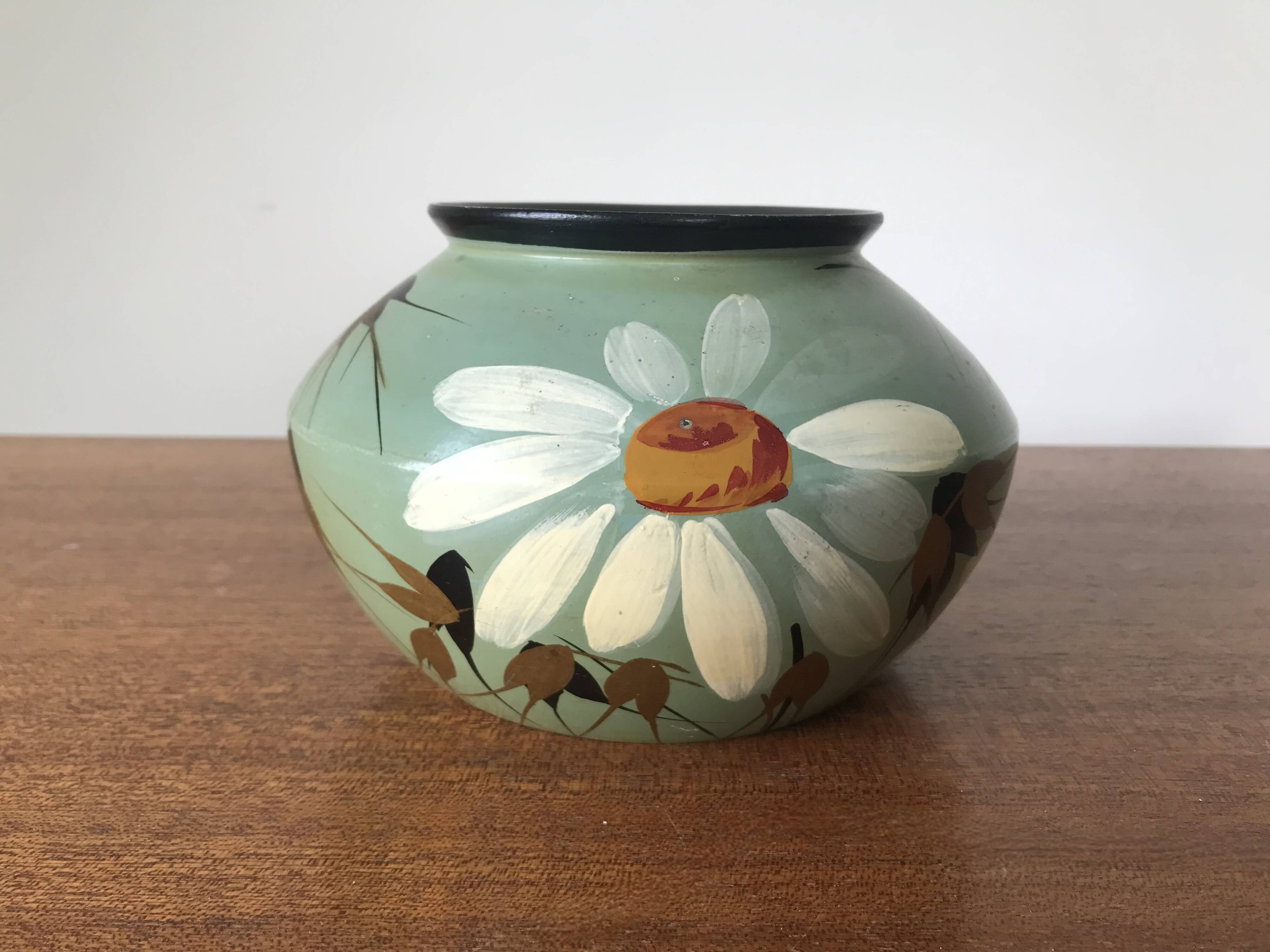 Ceramic vase by Louis Giraud, Vallauris, circa 1940.
