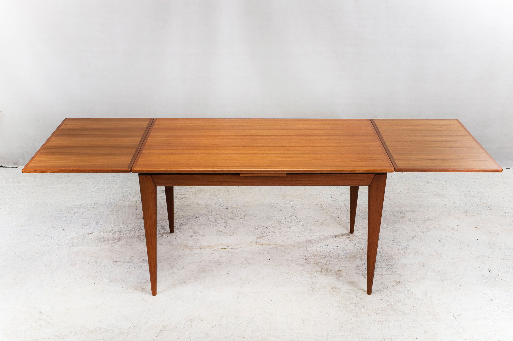 Danish extendable table teak No. 254 by Niels Otto Møller for JL Møllers, 1960s