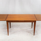 Danish extendable table teak No. 254 by Niels Otto Møller for JL Møllers, 1960s