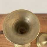 Pair of vintage brass candlesticks