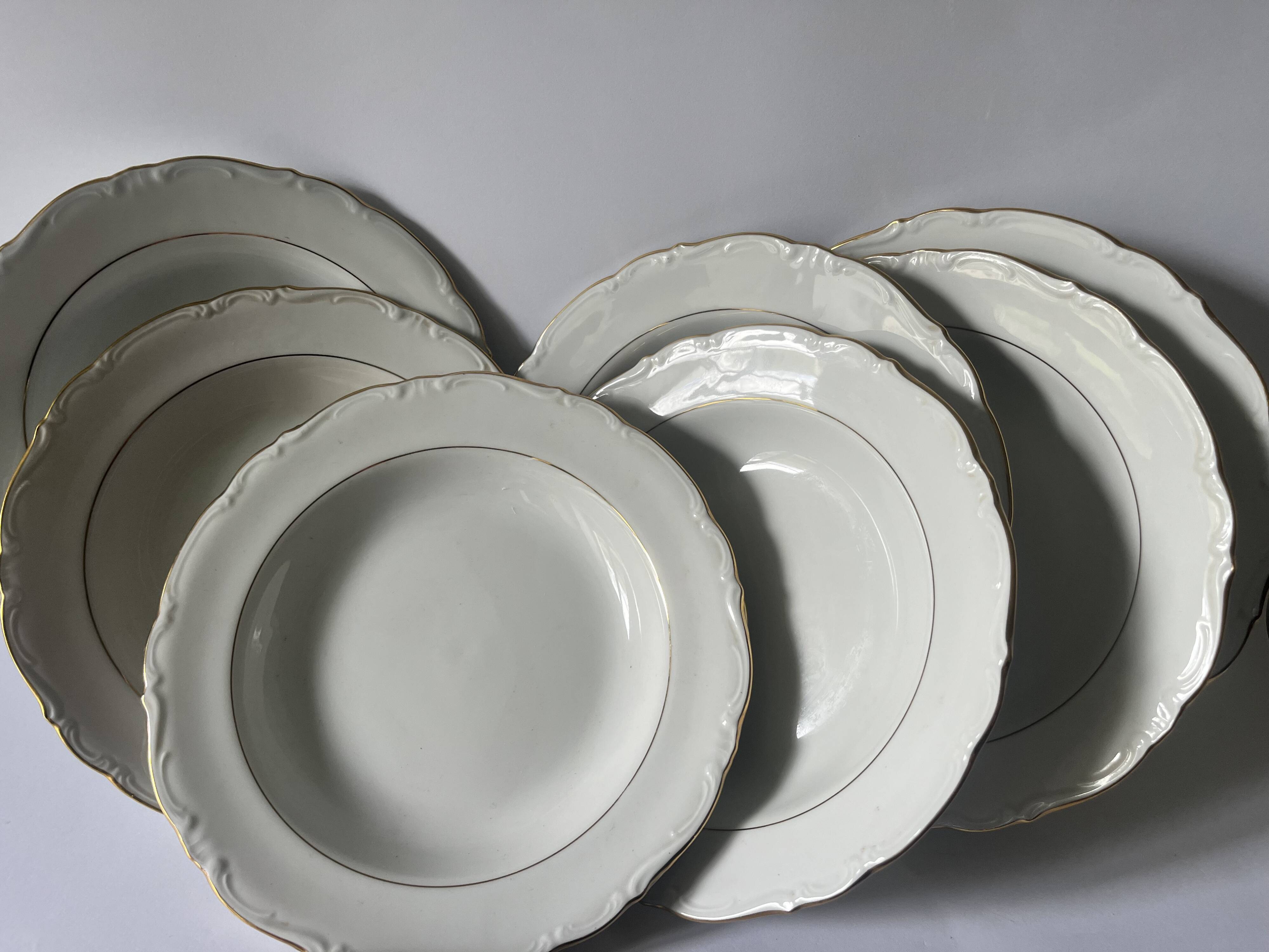 8 soup plates - Winterling porcelain