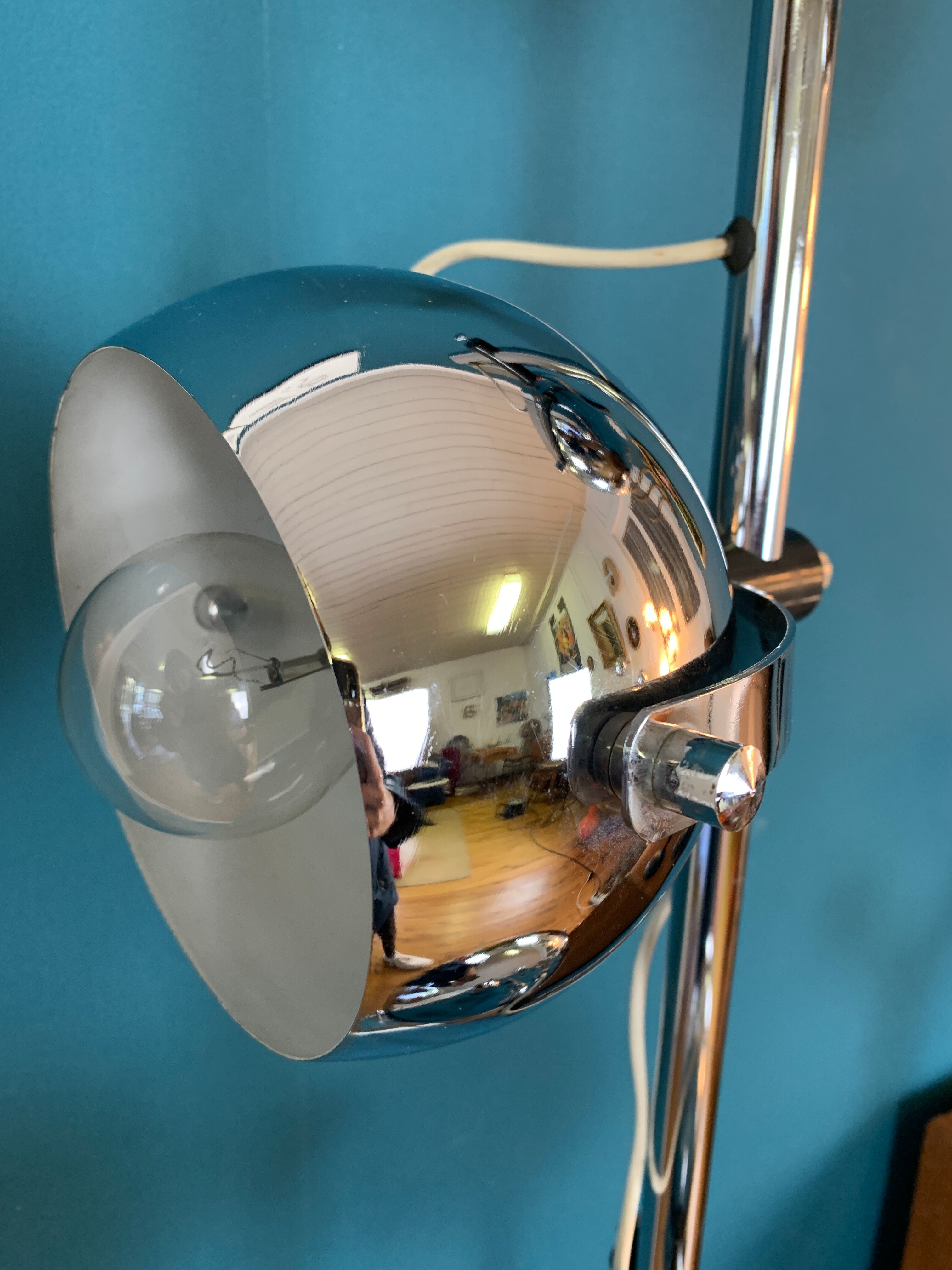 Eyeball floor lamp 70s