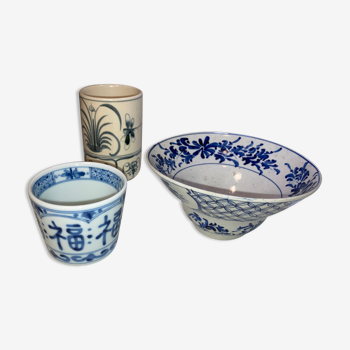 Asian ceramic set