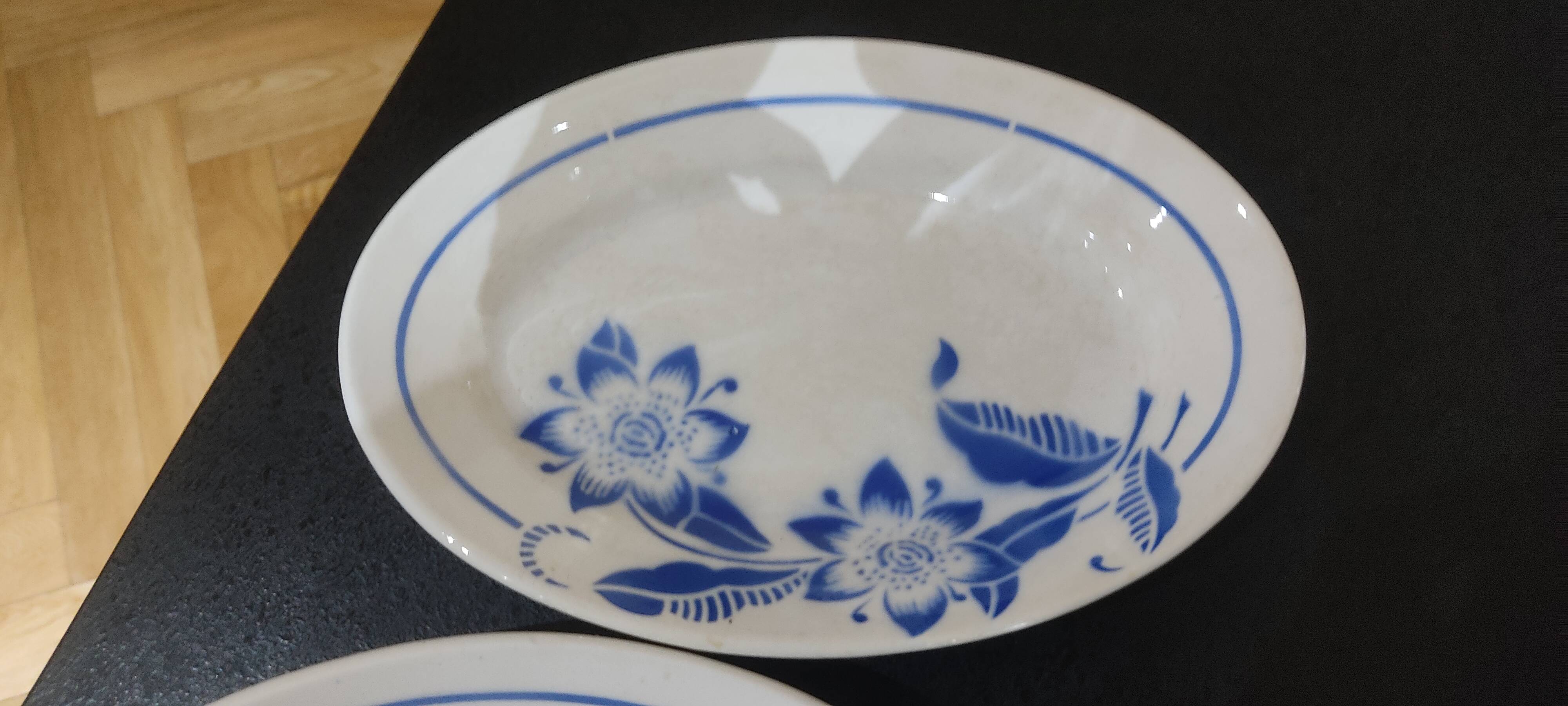 Lot de ravier Sarreguemines modèle Eparbleu