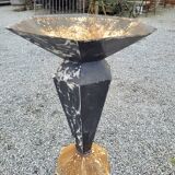 Iron standing planter