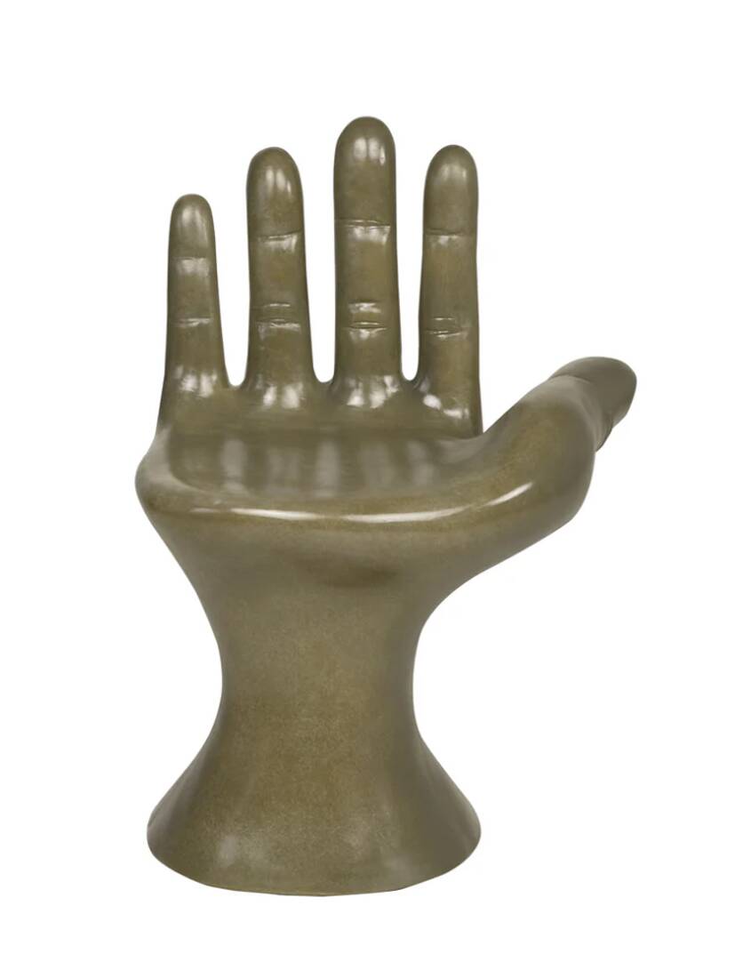 New design fiber hand-chair 'Moss Green'