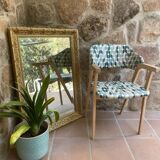 70s style wooden armchair