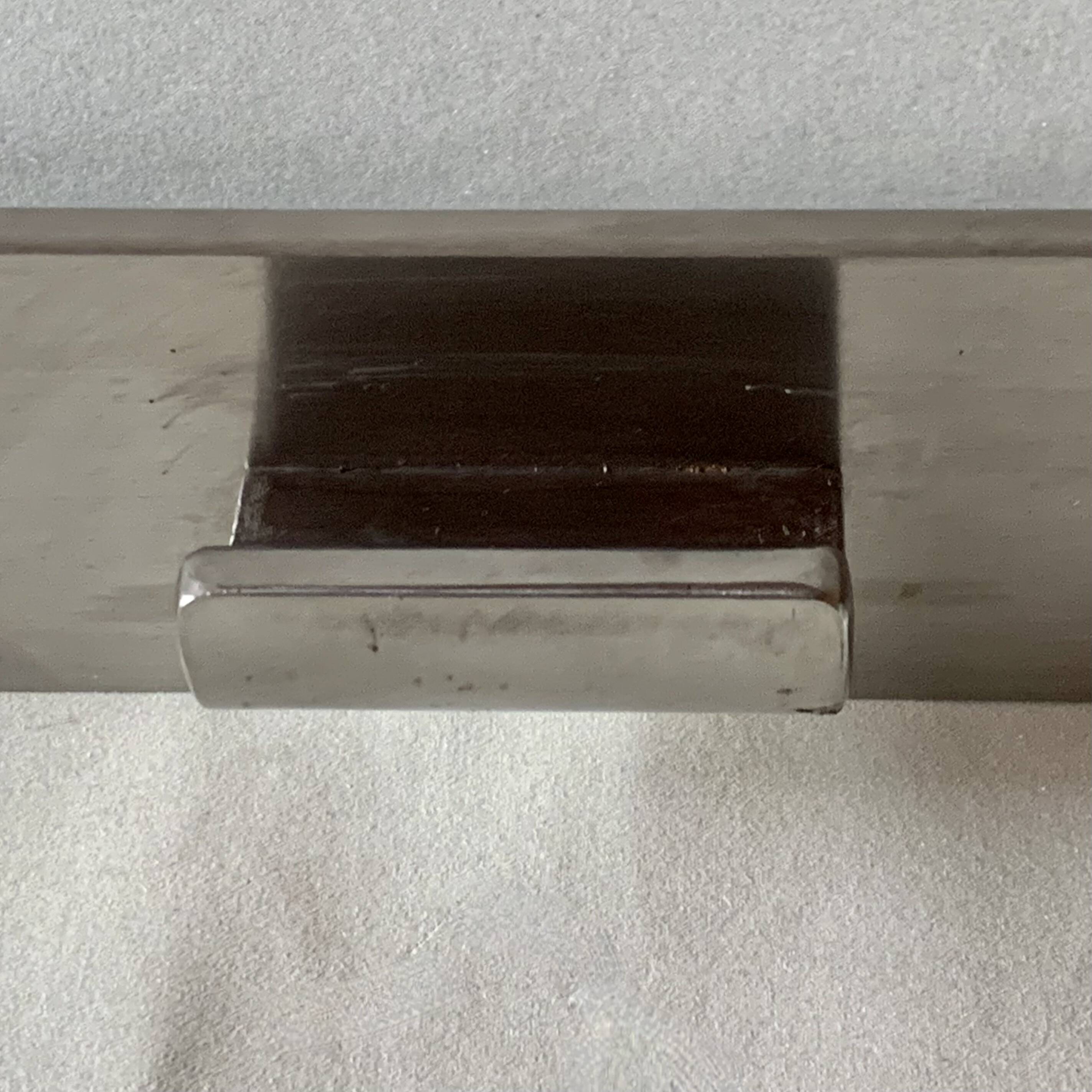 Vintage triple coat steel wall coat rack