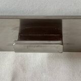 Vintage triple coat steel wall coat rack