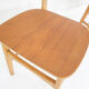 Set of four teak plywood chairs, The Netherlands 1950's