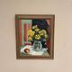 Original Swedish Oil on Panel from the 1940s – "Floral Still Life" by B. Segerdahl – Signed – Framed – 56 × 48 cm (22" × 18.9")