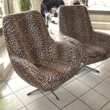 Pair of armchairs "egg" of 1973