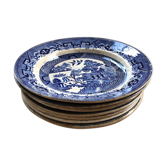 Set assiettes « chinoiserie » anglaises Adams & Sons