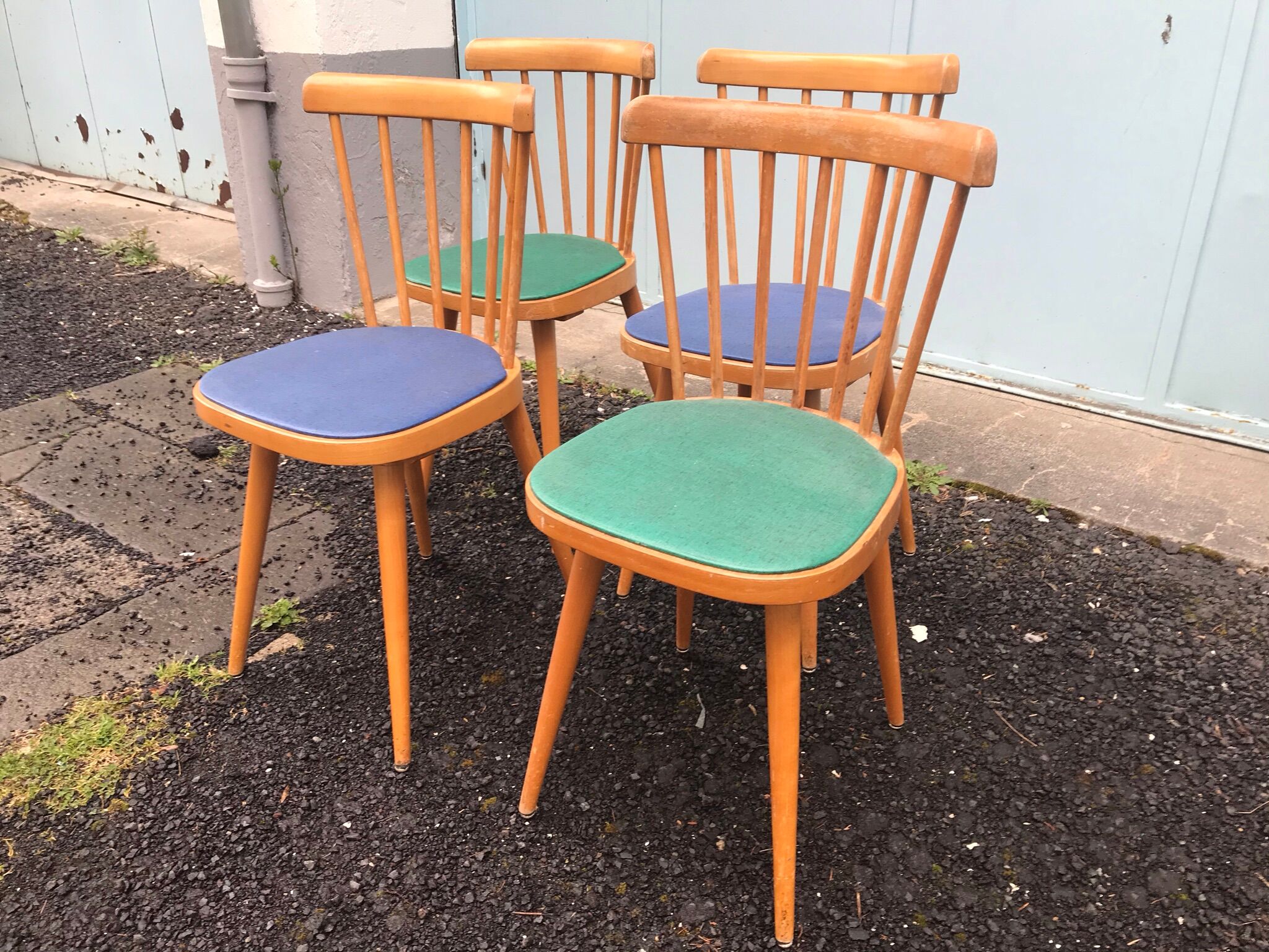 4 Baumann bistro chairs