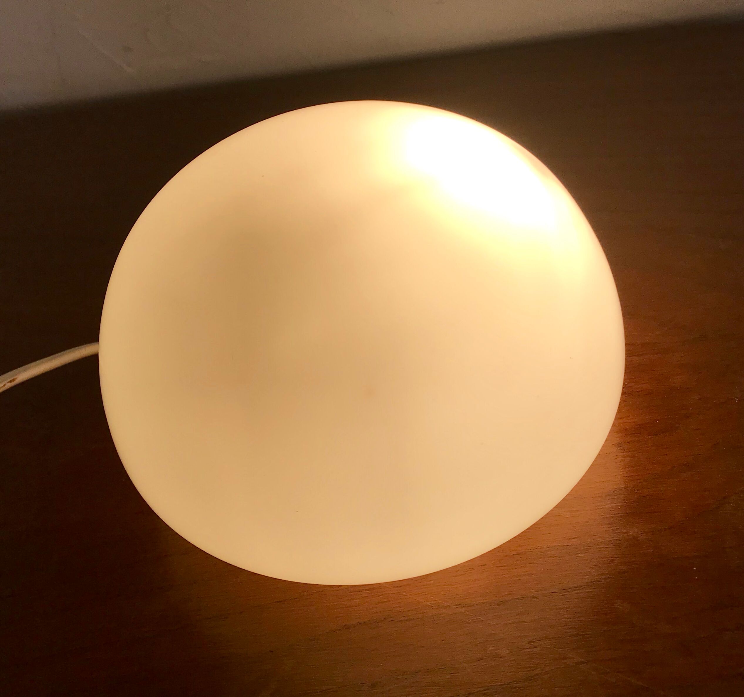 Opaline ceiling light 1970
