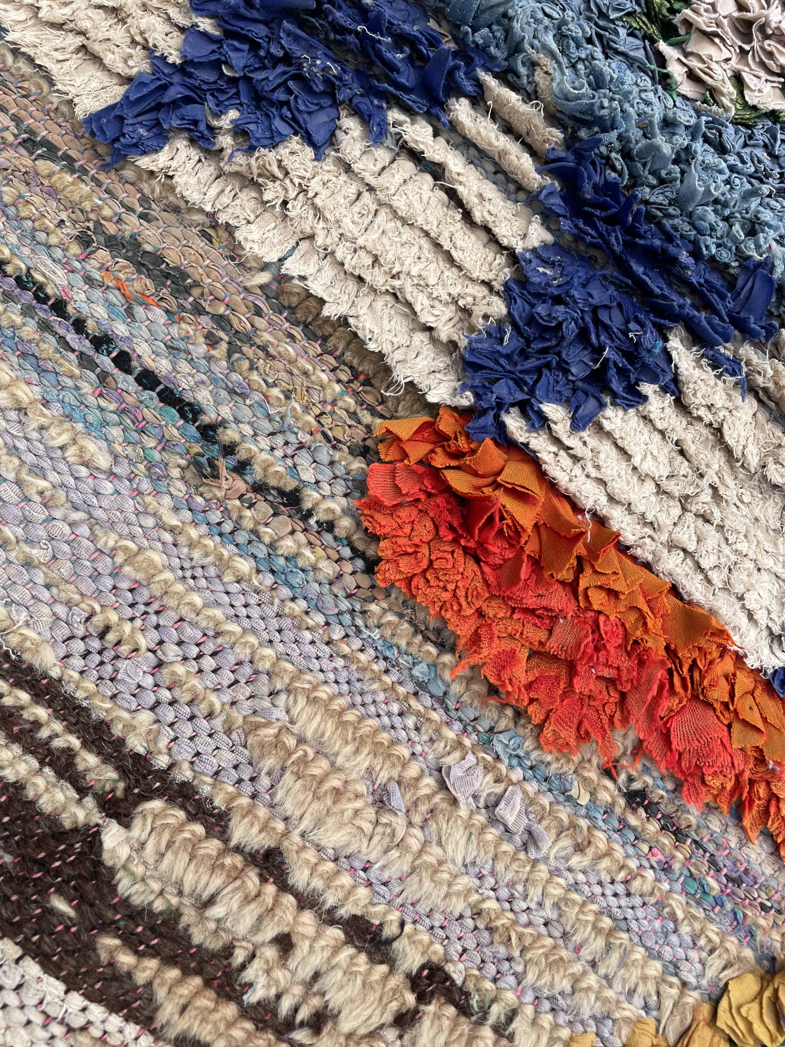 Moroccan rug vintage traditional berbere