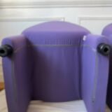 Vintage wool armchair from the 80s