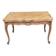 Table à manger Louis XV extensible XVIIIème rénovée en chêne massif 230cm