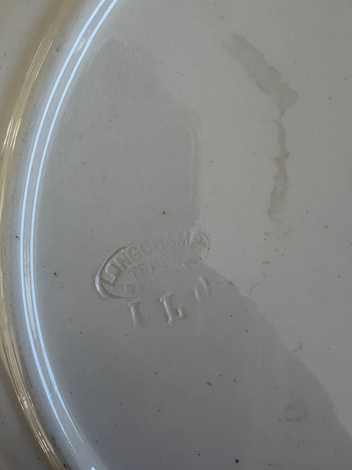 Round serving dish Terre de Fer