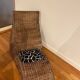 Karkskrona rattan chaise longue from Ikea