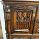Gothic oak buffet cabinet - 19th century