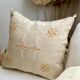 Housse de coussin sabra soie de cactus beige lin