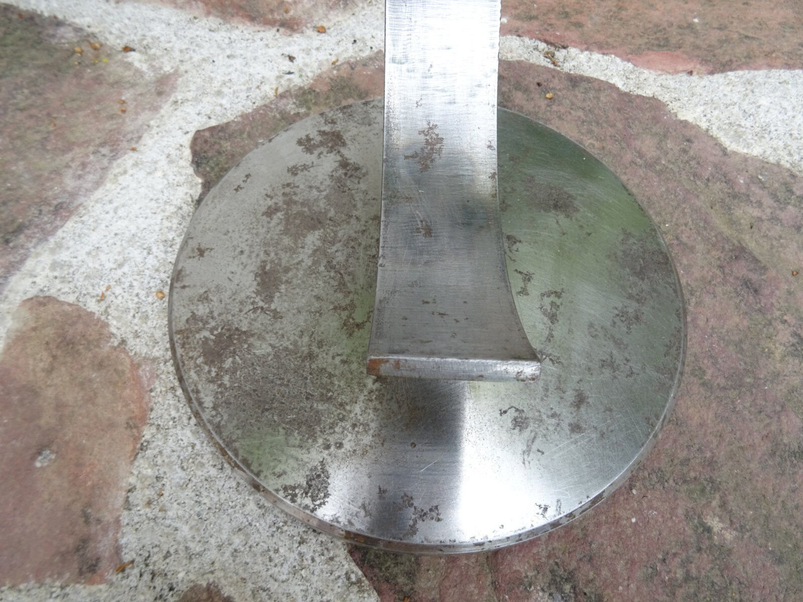 Pair of steel and oak selets