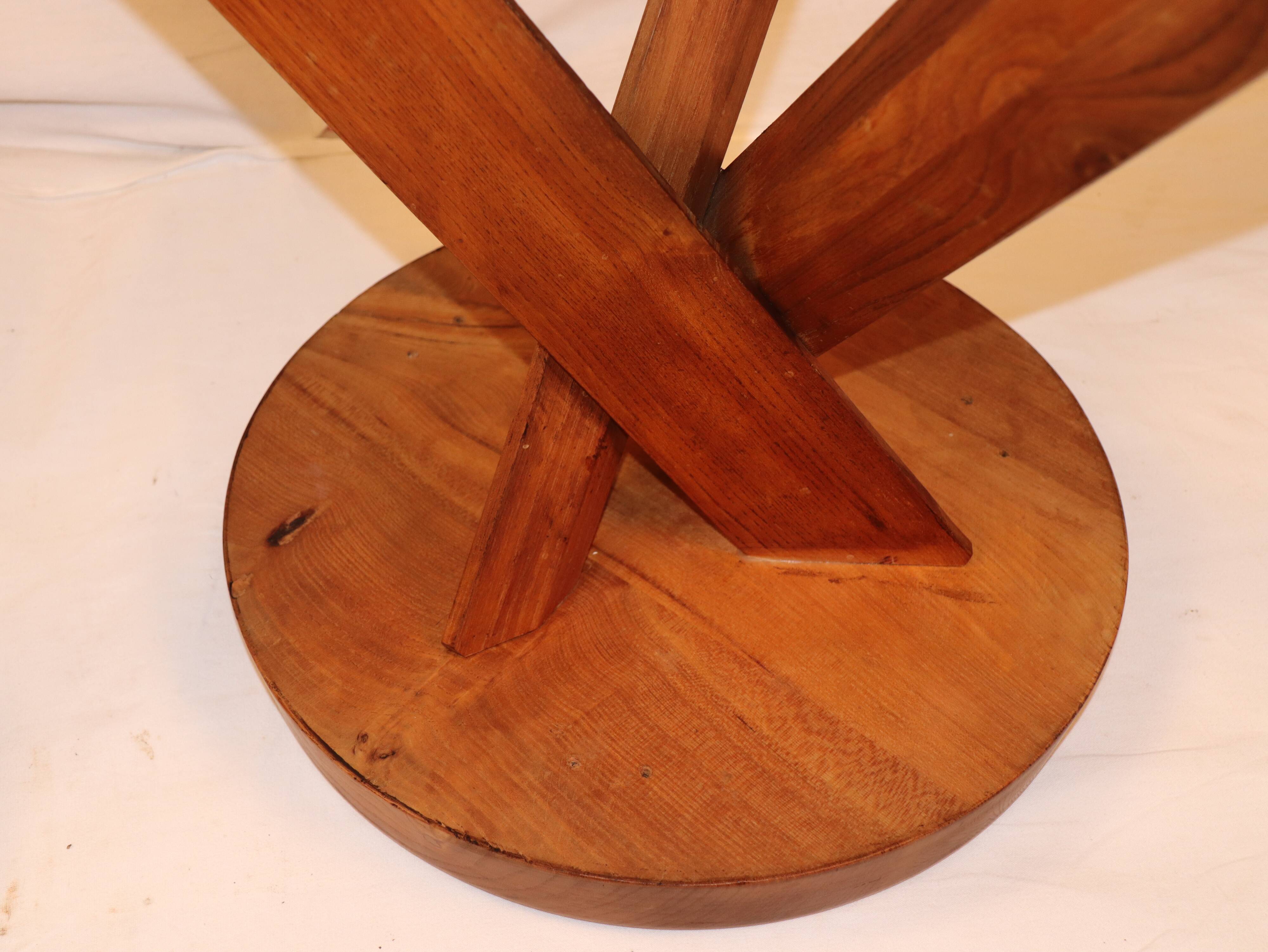 Pierre Chapo's pair of S31 stools