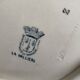 Antique butter dish in Saint-Amand earthenware (Nord)