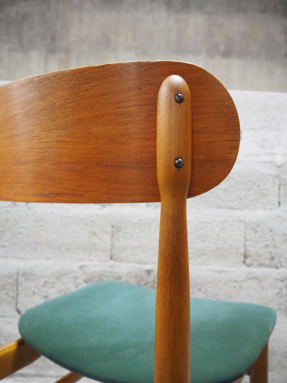 Set of two vintage chairs Gessef Consorzio Sedie Friuli, 60s