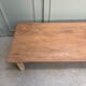Large patinated farmhouse coffee table