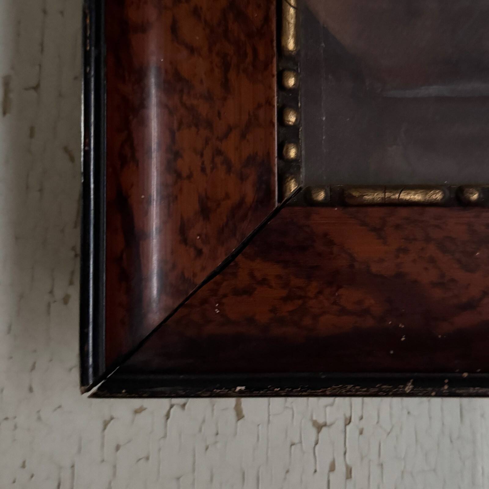 Watercolor on paper of a young girl lying on a bed, late 19th century