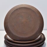 7 Vintage ceramic plates Norbert Pierlot Ratilly La borne