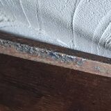 Ancien gueridon table d'appoint vintage en fer forge