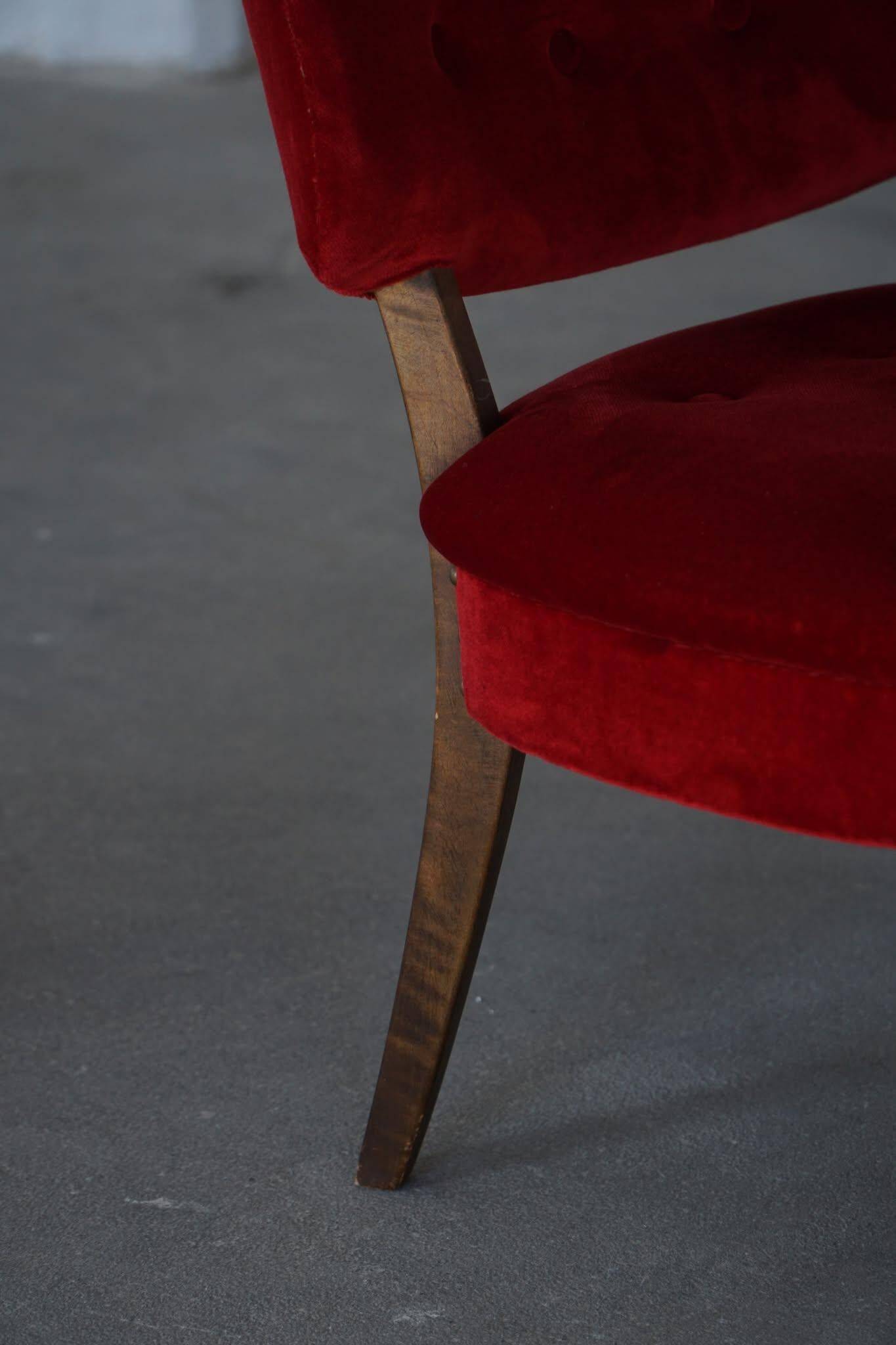 Pair of armchairs Gunnar Thalberg “Vilstol 205”, Modern Scandinavian from the 1950s.