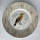 7 assiettes anciennes à décor d’oiseaux