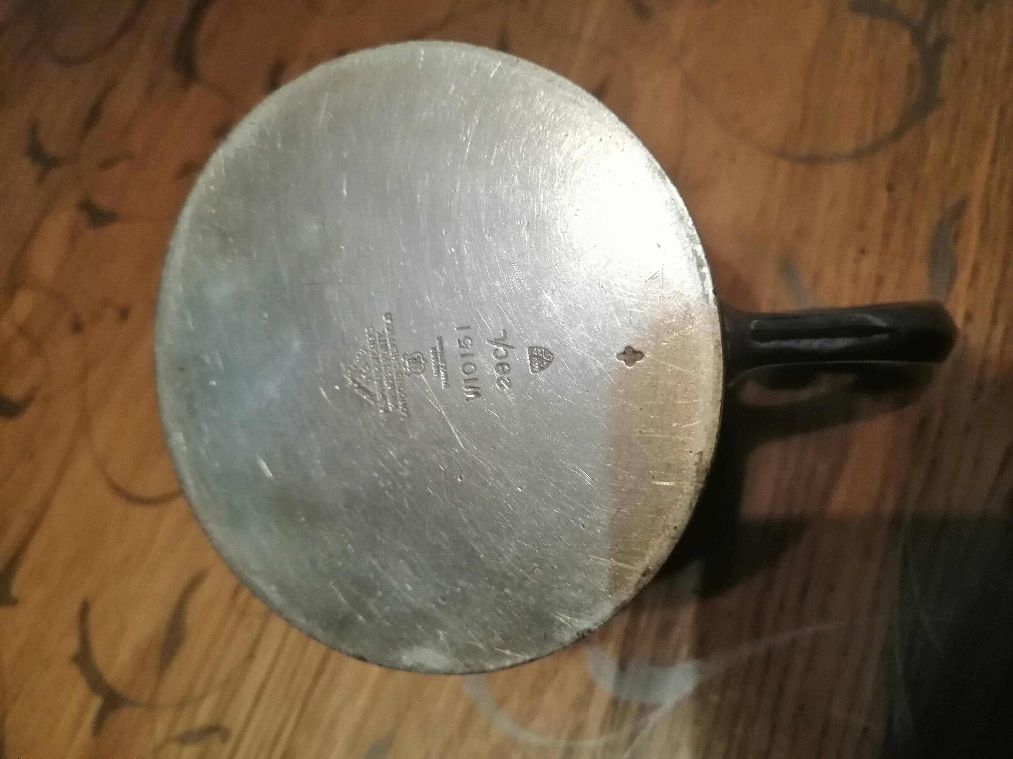 small silver-plated teapot