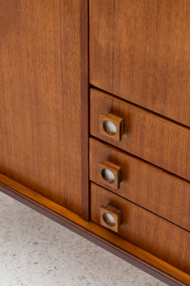 Cabinet de bar par Oswald Vermaercke pour V-form, Belgique, années 1960